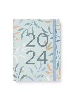 Filofax Planner 2024 Botanical A5 Mint