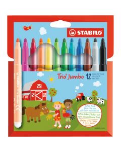 STABILO Trio Jumbo 12 Pakke