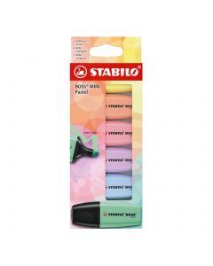 STABILO BOSS Mini Pastell 6 Pack