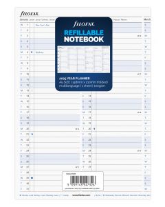 Filofax Årsplan Notatbok A5 2025