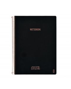 KOZO Squared Notebook A4 Premium Black