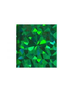 Folie 40 x 100 cm Selvklæbende Holografisk Grønn